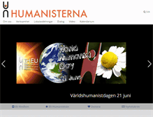 Tablet Screenshot of humanisterna.se